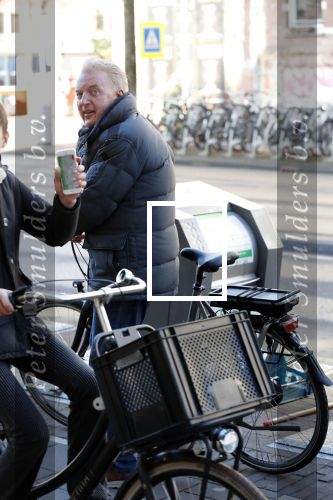 Amsterdam 9 maart 2019
Andre v Duin met partner Martin op de fiets in Amsterdam.
