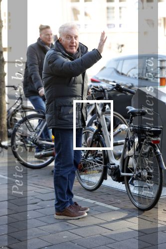 Amsterdam 9 maart 2019
Andre v Duin met partner Martin op de fiets in Amsterdam.