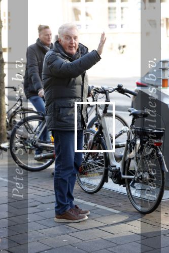 Amsterdam 9 maart 2019
Andre v Duin met partner Martin op de fiets in Amsterdam.