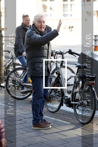 Amsterdam 9 maart 2019
Andre v Duin met partner Martin op de fiets in Amsterdam.
