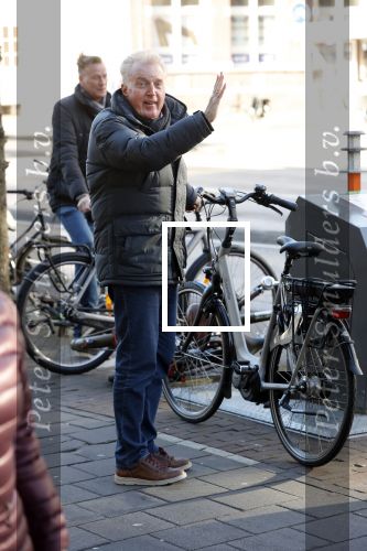 Amsterdam 9 maart 2019
Andre v Duin met partner Martin op de fiets in Amsterdam.