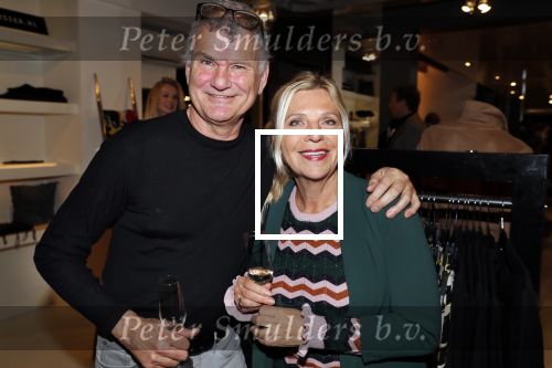 Amsterdam 12 maart 2019
Modeshow Mart Visser in zijn eigen Atelier. Anneliese Bergman met man