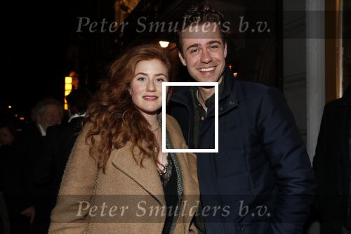 Amsterdam 15 februari 2019
Premiere de verleiders in Carre. Beau Schneider met goede vriendin â€¦.