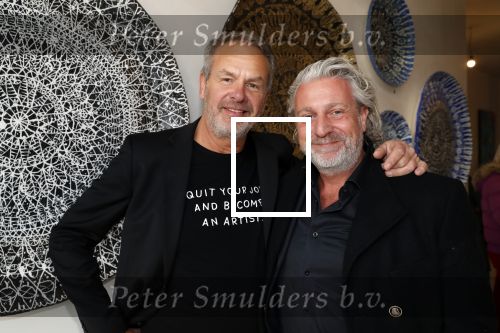 Amsterdam 9 maart 2019
Opening expositie Bert Kuizenga. Bert met Mark Teurlings