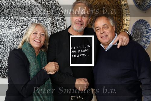 Amsterdam 9 maart 2019
Opening expositie Bert Kuizenga. Bert met Aad en Dorien Ouborg
