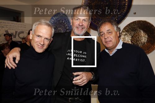 Amsterdam 9 maart 2019
Opening expositie Bert Kuizenga. Bert met Jaap Jongbloes en Aad Ouborg.
