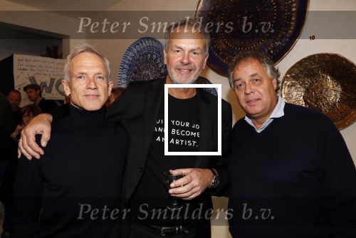 Amsterdam 9 maart 2019
Opening expositie Bert Kuizenga. Bert met Jaap Jongbloes en Aad Ouborg.