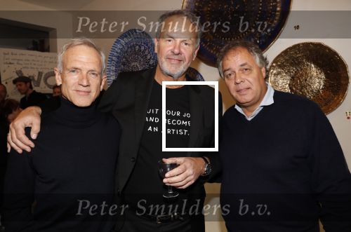 Amsterdam 9 maart 2019
Opening expositie Bert Kuizenga. Bert met Jaap Jongbloes en Aad Ouborg.