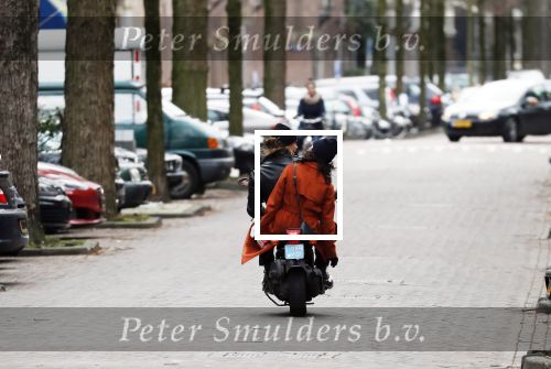 Amsterdam 8 maart 2019
Birgit Schuurman en haar nieuwe vriend Sander v Haarlem op scooter onderweg naar Cafe Carter in Amsterdam zuid.