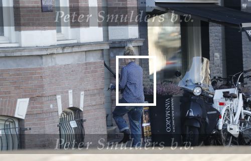 Amsterdam 9 maart 2019
Bridget Maasland bij haar nieuwe huis.