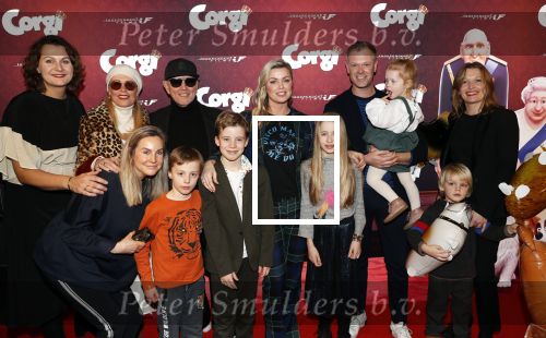 Amsterdam 10 februari 2019
Premiere Corgi in pathe arena. Bridget Maasland kwam met haar zoon Mees ouders en vrienden