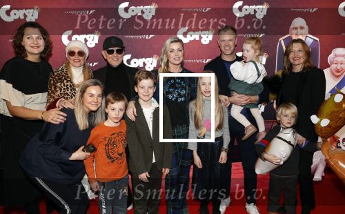 Amsterdam 10 februari 2019
Premiere Corgi in pathe arena. Bridget Maasland kwam met haar zoon Mees ouders en vrienden