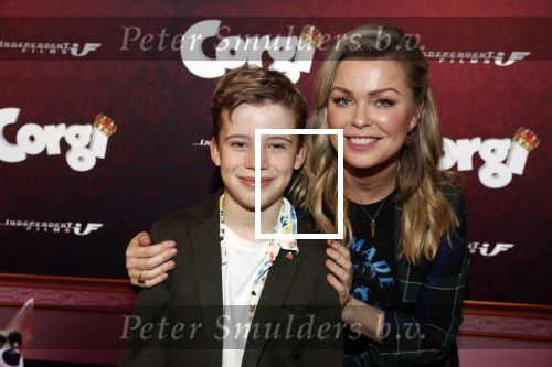 Amsterdam 10 februari 2019
Premiere Corgi in pathe arena. Bridget Maasland kwam met haar zoon Mees ouders en vrienden