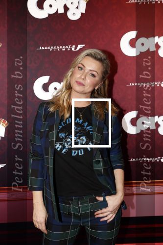 Amsterdam 10 februari 2019
Premiere Corgi in pathe arena. Bridget Maasland kwam met haar zoon Mees ouders en vrienden
