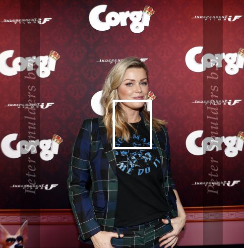 Amsterdam 10 februari 2019
Premiere Corgi in pathe arena. Bridget Maasland kwam met haar zoon Mees ouders en vrienden