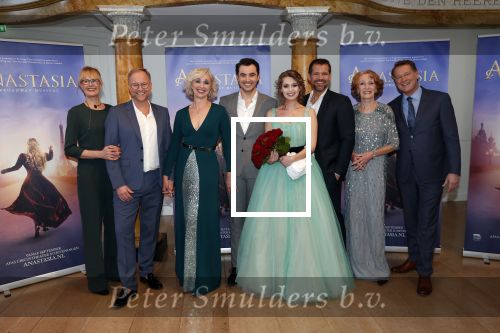Amsterdam 14 februari 2019
Presentatie Cast Anastasia . De cast bestaat uit Carline Brouwer, Ad Knippels, Ellen Evers, Milan van Waardenburg, Tessa Sunniva van Tol, Rene van Kooten, Gerrie van der Klei.  Albert Verlinde van stage entertainment presenteert de cast van de Broadway musical Anastasia in Hermitage Amsterdam.