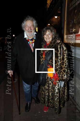 Amsterdam 15 februari 2019
Premiere de verleiders in Carre. Chiem v Houweninge met zijn vrouw Maria