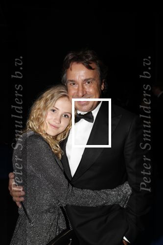 Hilversum 11 maart 2019
Uitreiking BUMA prijzen in studio 21. Day Ewbank met Marco Borsato