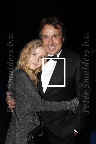 Hilversum 11 maart 2019
Uitreiking BUMA prijzen in studio 21. Day Ewbank met Marco Borsato