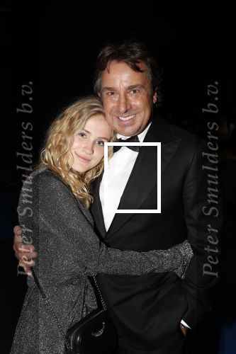 Hilversum 11 maart 2019
Uitreiking BUMA prijzen in studio 21. Day Ewbank met Marco Borsato