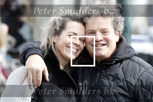 Amsterdam 11 maart 2019
Dirk Zeelenberg met zijn vrouw Suus . Dirk werd vandaag 50 jaar.