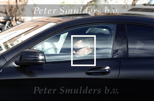 Amsterdam 7 februari 2019
Djarno Hofland in zijn auto .