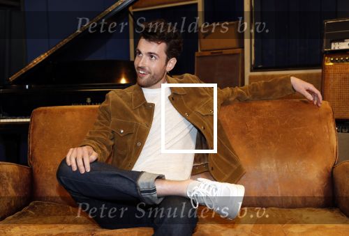Hilversum 8 maart 2019
Duncan Laurence , de nederlandse vertegenwoordiger van het Songfestival bij de wisseloord studioâ€™s