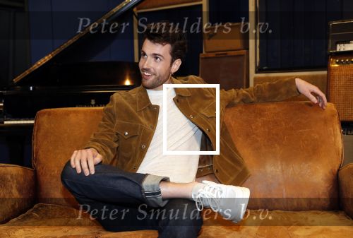 Hilversum 8 maart 2019
Duncan Laurence , de nederlandse vertegenwoordiger van het Songfestival bij de wisseloord studioâ€™s