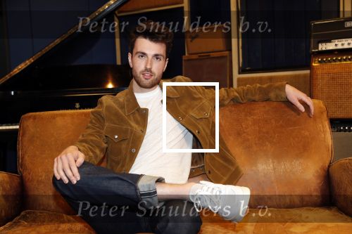 Hilversum 8 maart 2019
Duncan Laurence , de nederlandse vertegenwoordiger van het Songfestival bij de wisseloord studioâ€™s