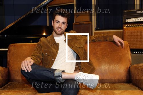 Hilversum 8 maart 2019
Duncan Laurence , de nederlandse vertegenwoordiger van het Songfestival bij de wisseloord studioâ€™s
