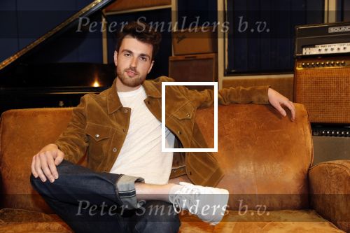 Hilversum 8 maart 2019
Duncan Laurence , de nederlandse vertegenwoordiger van het Songfestival bij de wisseloord studioâ€™s
