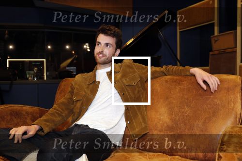 Hilversum 8 maart 2019
Duncan Laurence , de nederlandse vertegenwoordiger van het Songfestival bij de wisseloord studioâ€™s