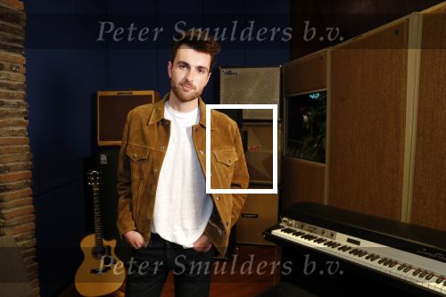 Hilversum 8 maart 2019
Duncan Laurence , de nederlandse vertegenwoordiger van het Songfestival bij de wisseloord studioâ€™s