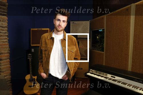 Hilversum 8 maart 2019
Duncan Laurence , de nederlandse vertegenwoordiger van het Songfestival bij de wisseloord studioâ€™s