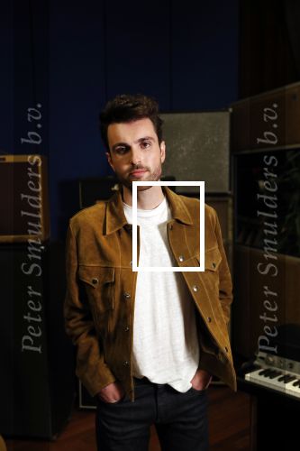 Hilversum 8 maart 2019
Duncan Laurence , de nederlandse vertegenwoordiger van het Songfestival bij de wisseloord studioâ€™s