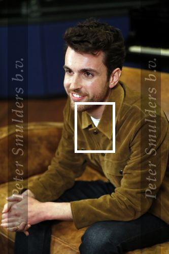 Hilversum 8 maart 2019
Duncan Laurence , de nederlandse vertegenwoordiger van het Songfestival bij de wisseloord studioâ€™s