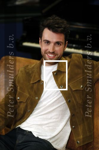 Hilversum 8 maart 2019
Duncan Laurence , de nederlandse vertegenwoordiger van het Songfestival bij de wisseloord studioâ€™s