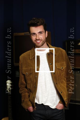 Hilversum 8 maart 2019
Duncan Laurence , de nederlandse vertegenwoordiger van het Songfestival bij de wisseloord studioâ€™s