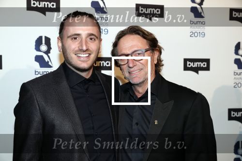Hilversum 11 maart 2019
Uitreiking BUMA prijzen in studio 21. Eric v Tijn met zijn zoon