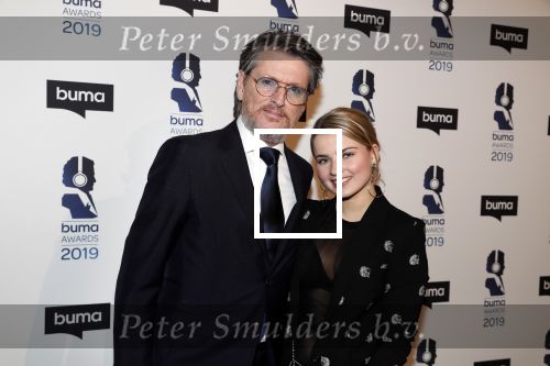 Hilversum 11 maart 2019
Uitreiking BUMA prijzen in studio 21. Erik de Zwart met dochter