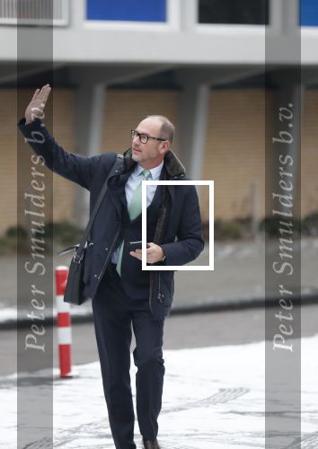 Amsterdam 1 februari 2019
Eugene v Dun ( ex partner  Connie bWitteman) arriveert bij de rechtbank van Amsterdam ivm zaak over de inbraak bij Connie op de pc hooftstraat.