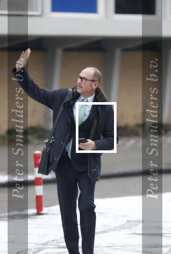 Amsterdam 1 februari 2019
Eugene v Dun ( ex partner  Connie bWitteman) arriveert bij de rechtbank van Amsterdam ivm zaak over de inbraak bij Connie op de pc hooftstraat.