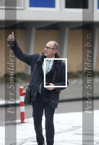 Amsterdam 1 februari 2019
Eugene v Dun ( ex partner  Connie bWitteman) arriveert bij de rechtbank van Amsterdam ivm zaak over de inbraak bij Connie op de pc hooftstraat.