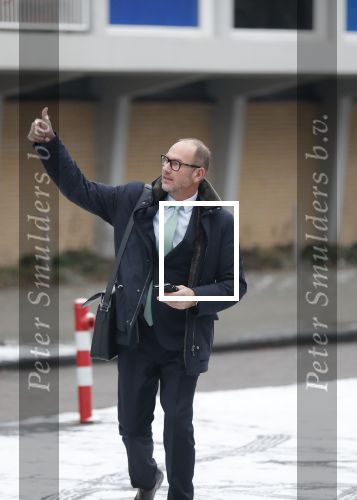 Amsterdam 1 februari 2019
Eugene v Dun ( ex partner  Connie bWitteman) arriveert bij de rechtbank van Amsterdam ivm zaak over de inbraak bij Connie op de pc hooftstraat.