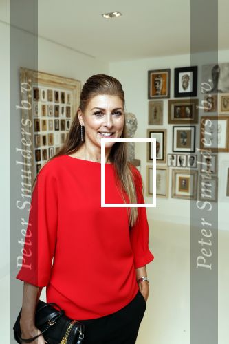 Amsterdam 12 maart 2019
Modeshow Mart Visser in zijn eigen Atelier.
Euvgenia Parakhina met man Jeroen Jorna