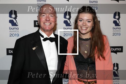 Hilversum 11 maart 2019
Uitreiking BUMA prijzen in studio 21. Ferdi Bolland met dochter
