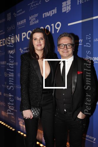 Amsterdam 11 februari 2019
Uitreiking Edisons bij de westergasfabriek. Guus Meeuwis met zijn vriendin Manon Meijers