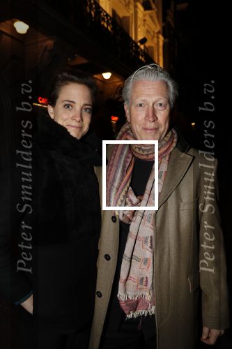 Amsterdam 15 februari 2019
Premiere de verleiders in Carre. Hajo Bruins met zijn vriendin Linde van den Heuvel