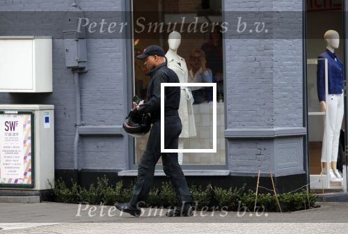 Amsterdam 8 maart 2019
Humberto Tan op zijn BMW motor.
