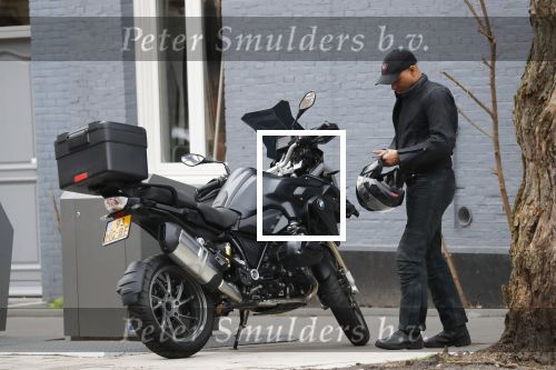 Amsterdam 8 maart 2019
Humberto Tan op zijn BMW motor.